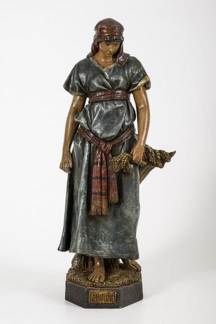 Figur "Ruth". Wohl Wiener Manufaktur Friedrich Gol