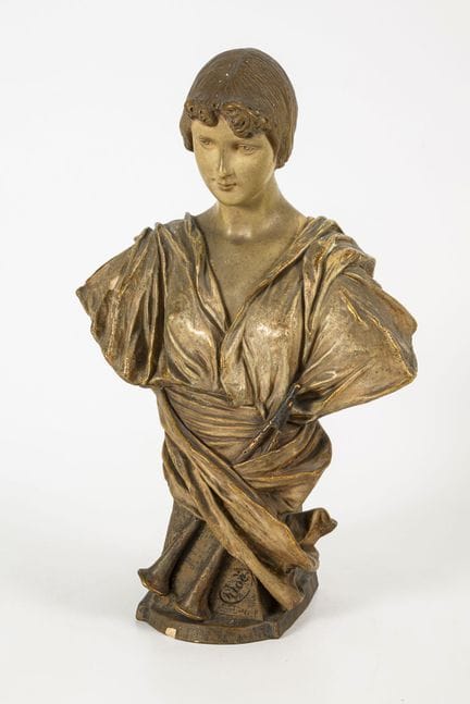Büste "Chloë". Wiener Manufaktur Friedrich Goldsch