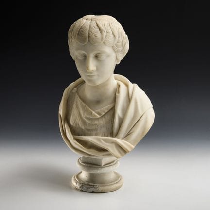 Busto ritratto di Faustina Minore 
 

 Marmo. Non 