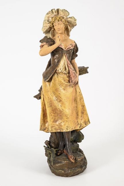 Figura “La passeggiata”. Amphora-Werke, K. K. Priv