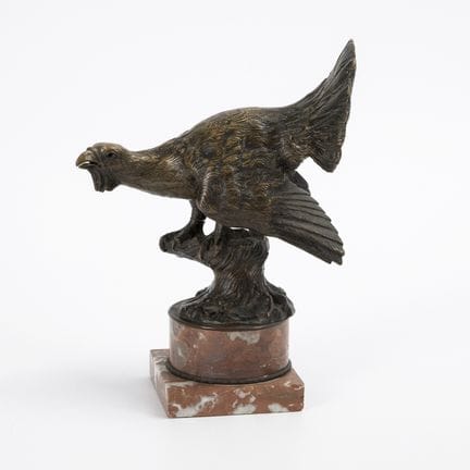 WÖRNER,  E  
 

 
Auerhahn 
 

 Bronze patiniert, 