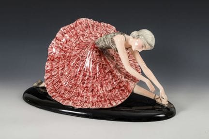 Ballerina "Il cigno morente". Manifattura viennese