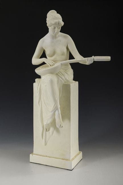 Erato con liuto. Manifattura viennese Friedrich Go