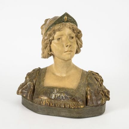 Büste einer Venezianerin.  
 

 Ungemarkt, Ritzsig