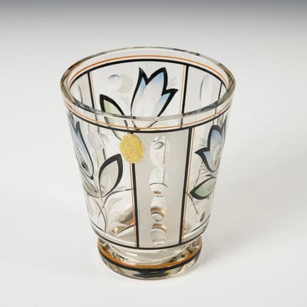 Vaso Art Déco. Franz Stingl.  
 

 Etichetta azien