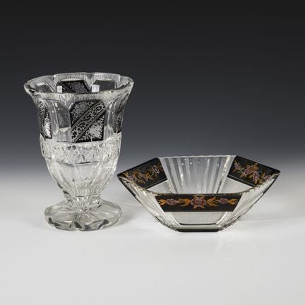 Vaso e ciotola. Karl Palda.  
 

 Intorno al 1920.