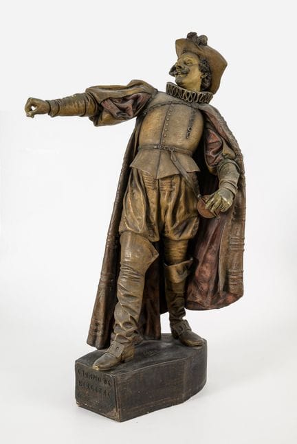 Grande statuetta "Cyrano de Bergerac". Manifattura