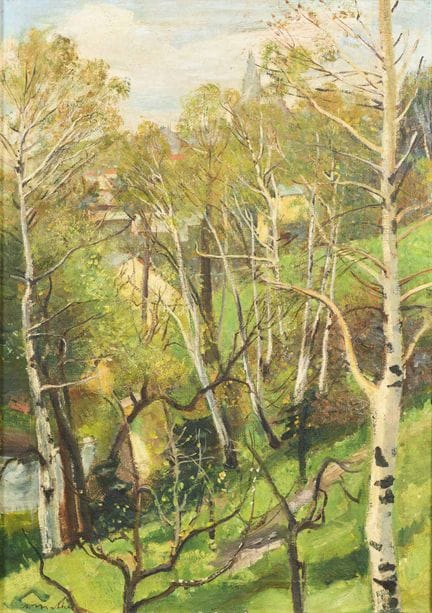 马瑟，阿尔维德（1905年巴门——1950年杜塞尔多夫）  
 

 
风景画 
 

 油画/画布