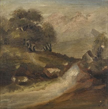 十字  
 

 
河流风光 
 

 油画/画布。右下角有签名。1893年。 
 

 29 x 
