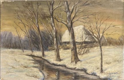 霍夫，H. van  
 

 
冬日风景 
 

 油画/画布。右下角有签名。19世纪末。 
 
