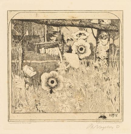VOGELER,  Heinrich (1872 - 1942)  
 

 
« Fleurs d