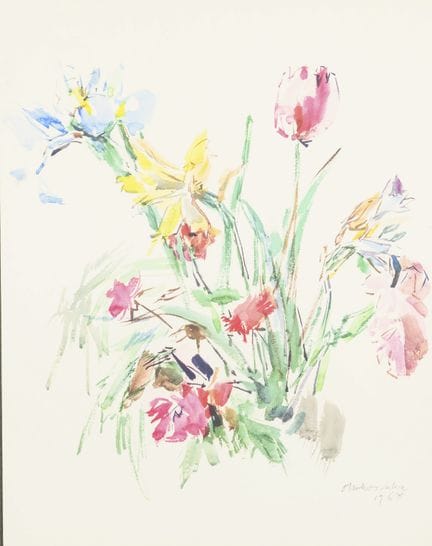 科科什卡，奥斯卡（1886年出生于波赫拉恩——1980年逝于蒙特勒）  
 

 
花卉静物画 
 