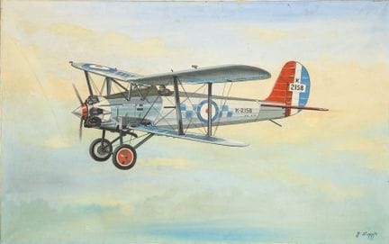 拉普（LAPP），G.  
 

 
飞行中的布莱里奥双翼机 
 

 油画/画布。右下角签名。(1