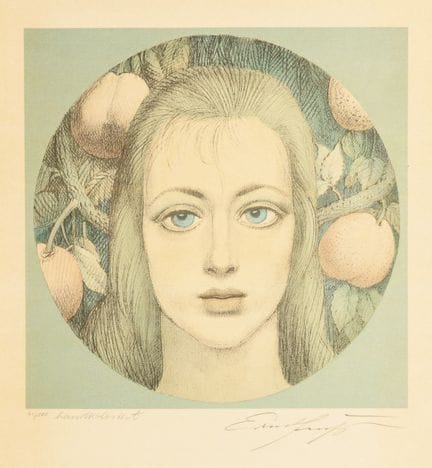 FUCHS,  Ernst (1930 - 2015)  
 

 
Portrait 
 

 L