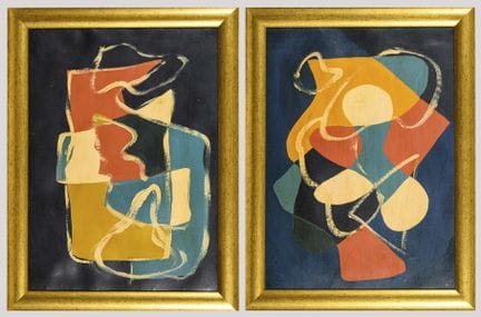 特雷菲尔，瓦茨拉夫（1906—1989）  
 

 
两幅抽象作品 
 

 均为油画/画板。均未