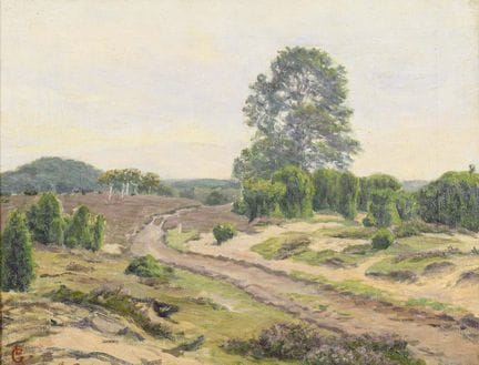 盖德，莉拉（1852年出生于基尔附近的克努普庄园——1932年逝于基尔）  
 

 
《盛开的荒原