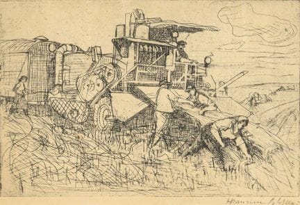 SCHEPLER,  Hermann (1911 - 1993)  
 

 
Moissonneu