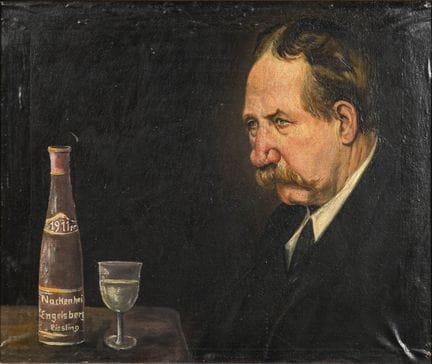 舍费尔  
 

 
手持酒瓶的饮酒者 
 

 油画/画布。未署名，背面有标注。约1914年。 
