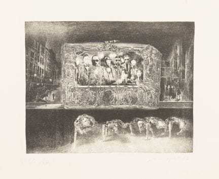 穆恩策尔，罗尔夫（生于1942年）  
 

 
《会所》 
 

 水彩蚀刻版画。右下角有铅笔签名