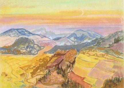 坎普斯，海因里希（1896年克雷费尔德—1954年杜塞尔多夫）  
 

 
风景画 
 

 粉彩