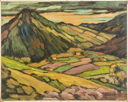 匿名  
 

 
富有表现力的风景 
 

 油画/画板。右下角有模糊签名（Tozumeh？）。2
