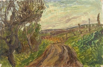 勒·泰西耶，约瑟夫（1867—1949）  
 

 
风景习作 
 

 油画/画板。右下角签名。
