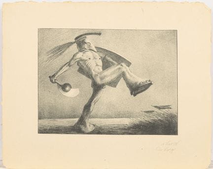 库宾，阿尔弗雷德（1877—1959）  
 

 
《战争》 
 

水银蚀刻（？）。版画上签名并