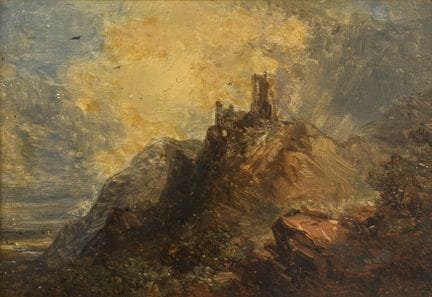 维尔哈斯，西奥多（1811年，施韦青根——1872年，海德堡）  
 

 
带城堡的风景画 
 
