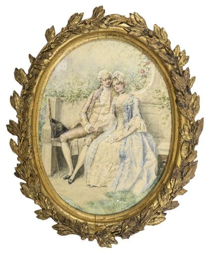达芬格，莫里茨·迈克尔（1790年出生于利希滕塔尔——1849年逝于维也纳）  
 

 
洛可可风