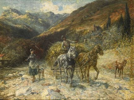 一瞥深情 
 

 油画/画布/木质基板。未署名。 约1900年。 
 

 51 x 68 厘米。