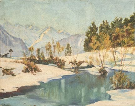 希尔姆斯，乔治（1893年布雷斯劳—1955年赖兴巴赫）  
 

 
《冬日的斯蒂拉赫》 
 

