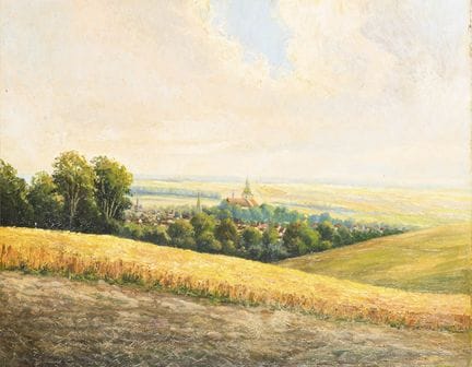 HEIME,  R.  
 

 
图林根风景 
 

 油画/硬质纤维板。右下角签名。(19)52