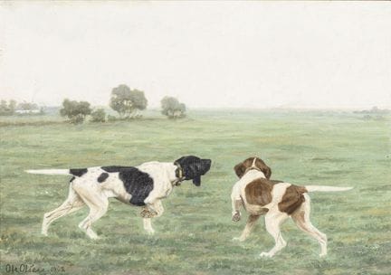OLSEN,  Ole (1869 - 1922)  
 

 
Dos perros de caz