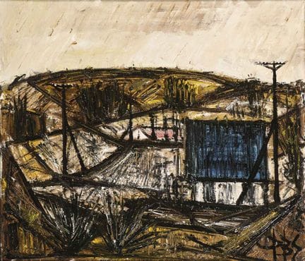 索伦森，佩德·布伦杜姆（1931—2001）  
 

 
抽象风景画 
 

 油画/画布。右下角