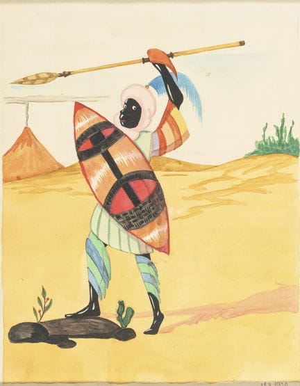 KAMPF,  Wolfgang  
 

 
Combattente africano 
 

 