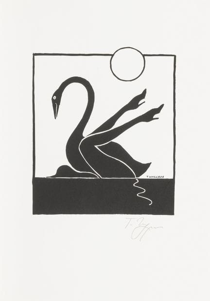 UNGERER,  Tomi (1931-2019)  
 

 
« Leda et le cyg