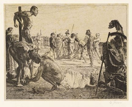 Otto Greiner "Golgatha (Kleine Kreuzigung Christi"