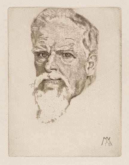 Max Klinger "Selbstbildnis" / "Integer Vitae". 191