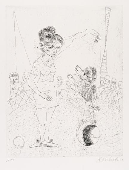 Ralf Kerbach "Dressur" / "Kunststück". 2008.
Ralf 