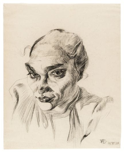 Paula Lauenstein "Frau Mieth". 1926.
Paula Lauenst