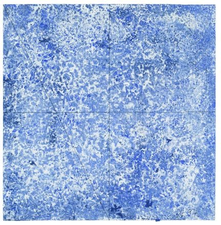 Wilhelm Müller "Ultramarin und Indigo". 1997.
Wilh