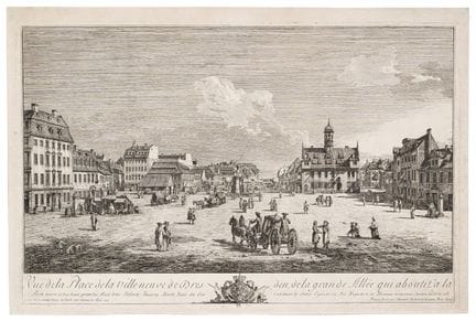 Bernardo Bellotto, gen. Canaletto "Vue de la Place