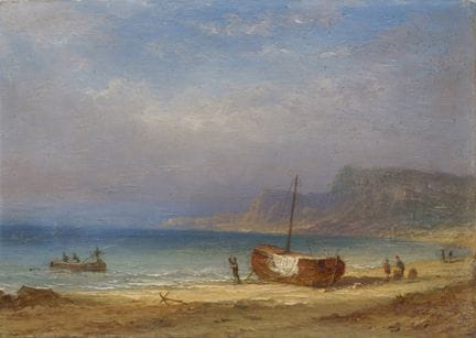 Carl Morgenstern, Bateaux de pêche sur la côte de 