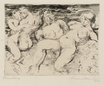 Hans Meid "Venusberg" / "Leda" / "Liebespaar mit P