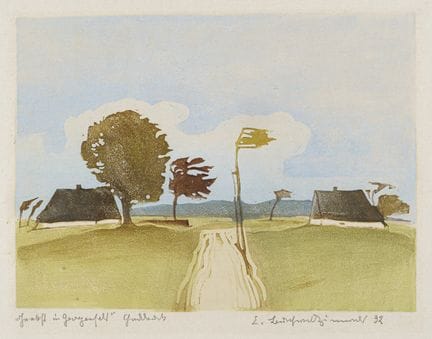 Erich Buchwald-Zinnwald "Herbst in Georgenfeld". 1