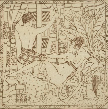 Elfriede Lohse-Wächtler "Potiphar". 1922.
Elfriede