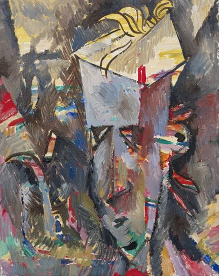 Günter Horlbeck "Punk (Übermalung)". 1984.
Günter 
