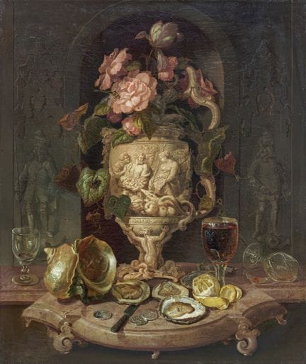Hermann Wilhelm Cellarius, Nature morte avec vase 