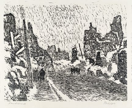 Wilhelm Rudolph "Moritzstraße" . 1945/1946.
Wilhel