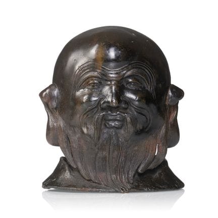 Kopf des Laozi. China, Wohl Ming-Dynastie. 1364–16